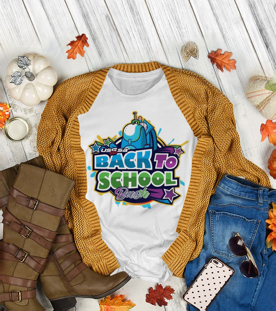 USSSA Back to School Bash 2024 California Baseball Backpack Stars T-Shirt