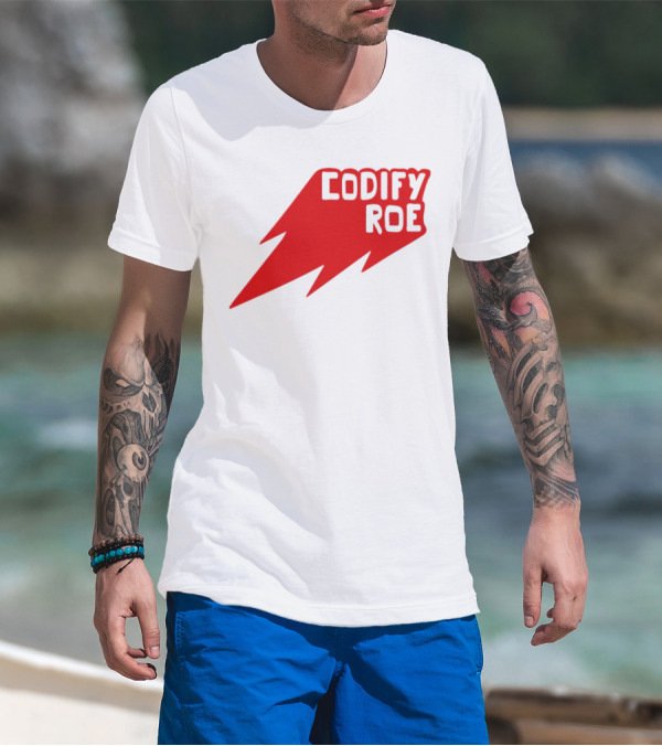 Codify Roe Red Lightning Bolt T-Shirt