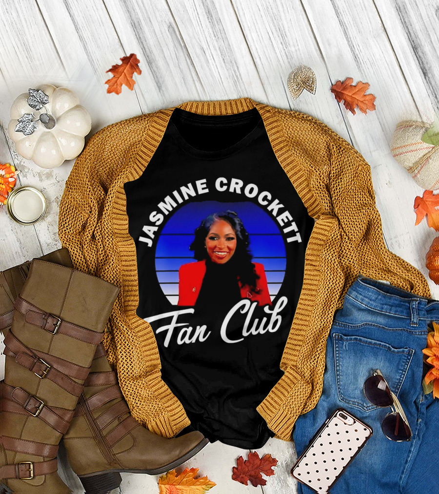 Jasmine Crockett Fan Club Texas Democrat T-Shirt