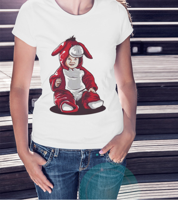 Baby Wear Horse Clothes In Red Costume T-Shirt
