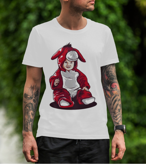Baby Wear Horse Clothes In Red Costume T-Shirt