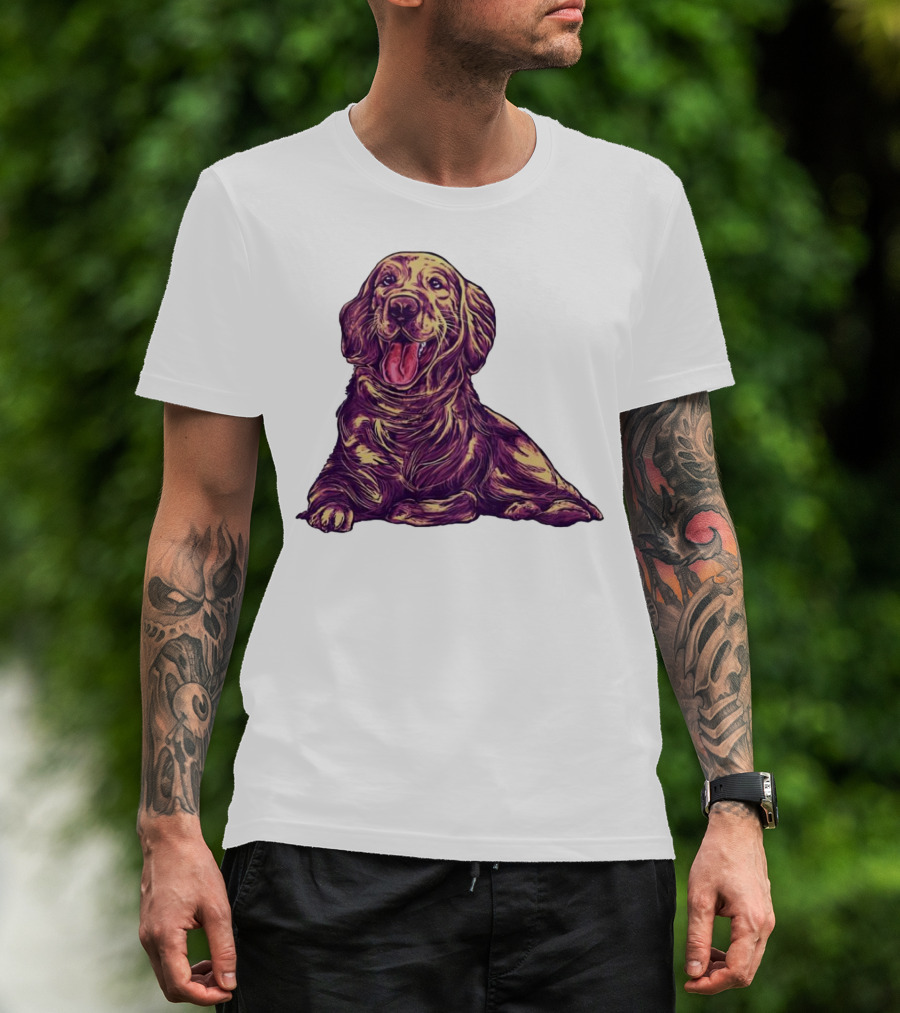 Golden Retriever Cute Dog T-Shirt