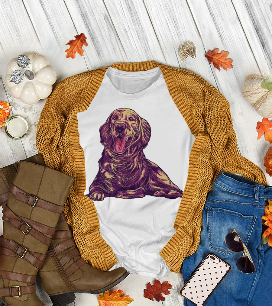Golden Retriever Cute Dog T-Shirt