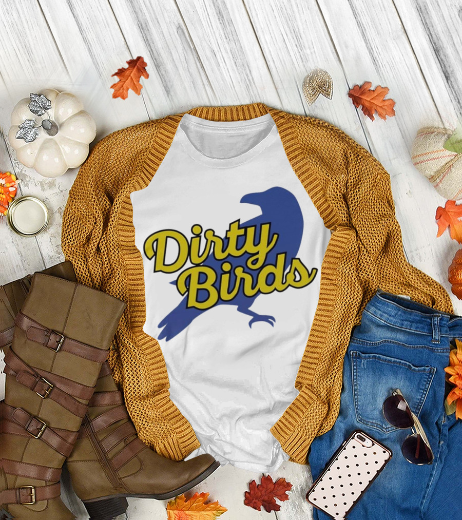 Dirty Birds Blue T-Shirt