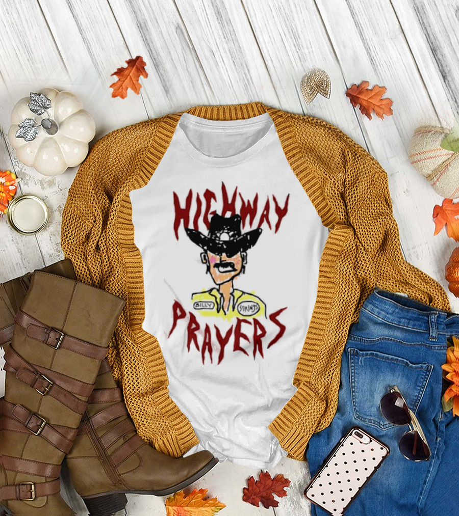 Highway Prayers Cowboy Sheriff with Billy Strings Badge T-Shirt