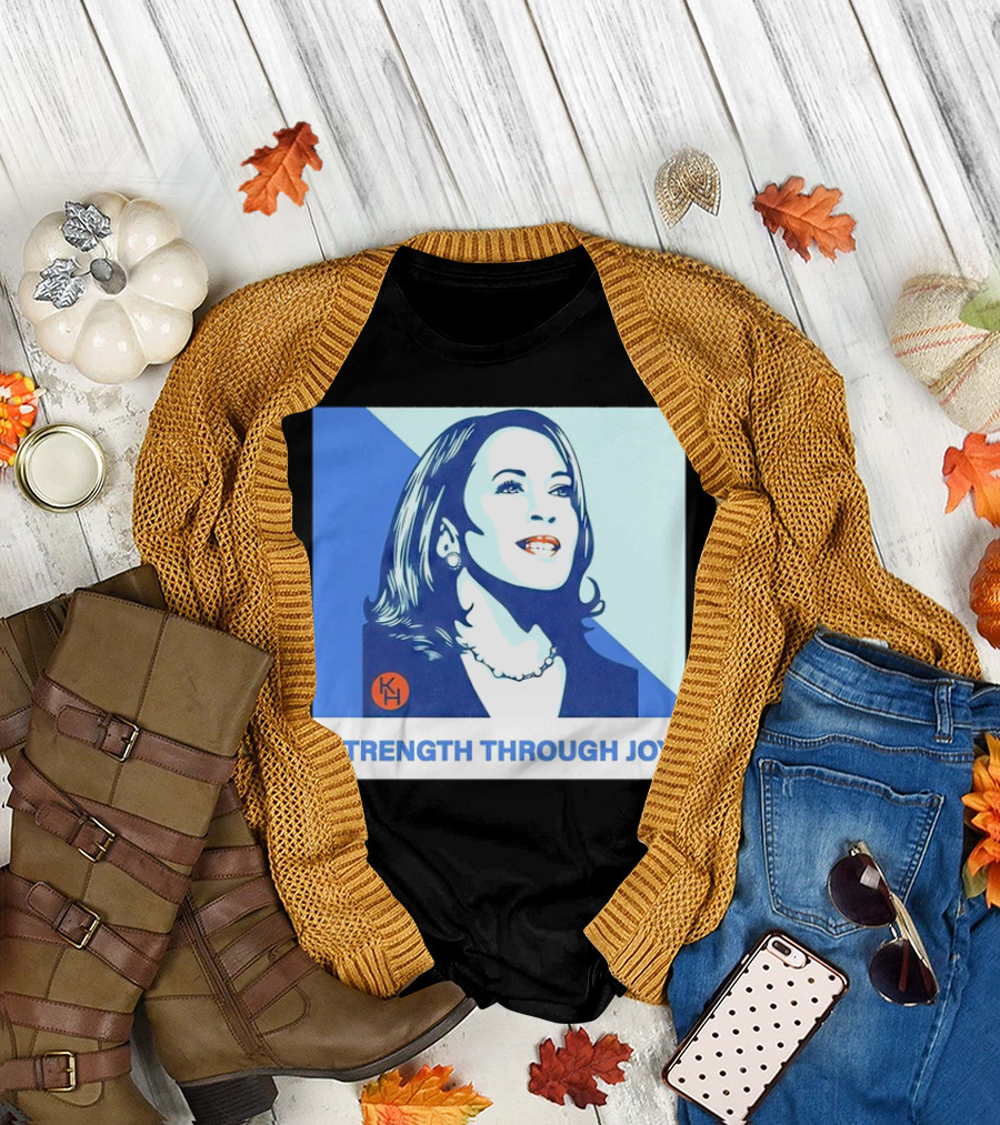 Kamala Harris KH Strength Through Joy T-Shirt