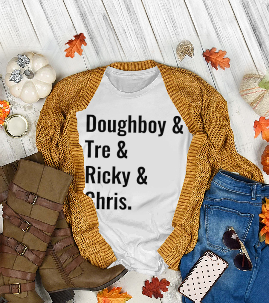 Doughboy Tre Ricky Chris Iconic Names T-Shirt