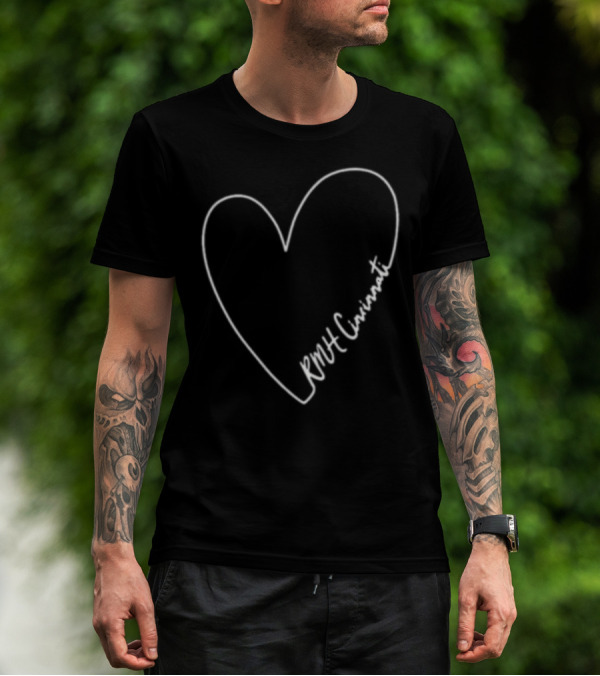 RMH Cincinnati Hand Drawn Heart T-Shirt