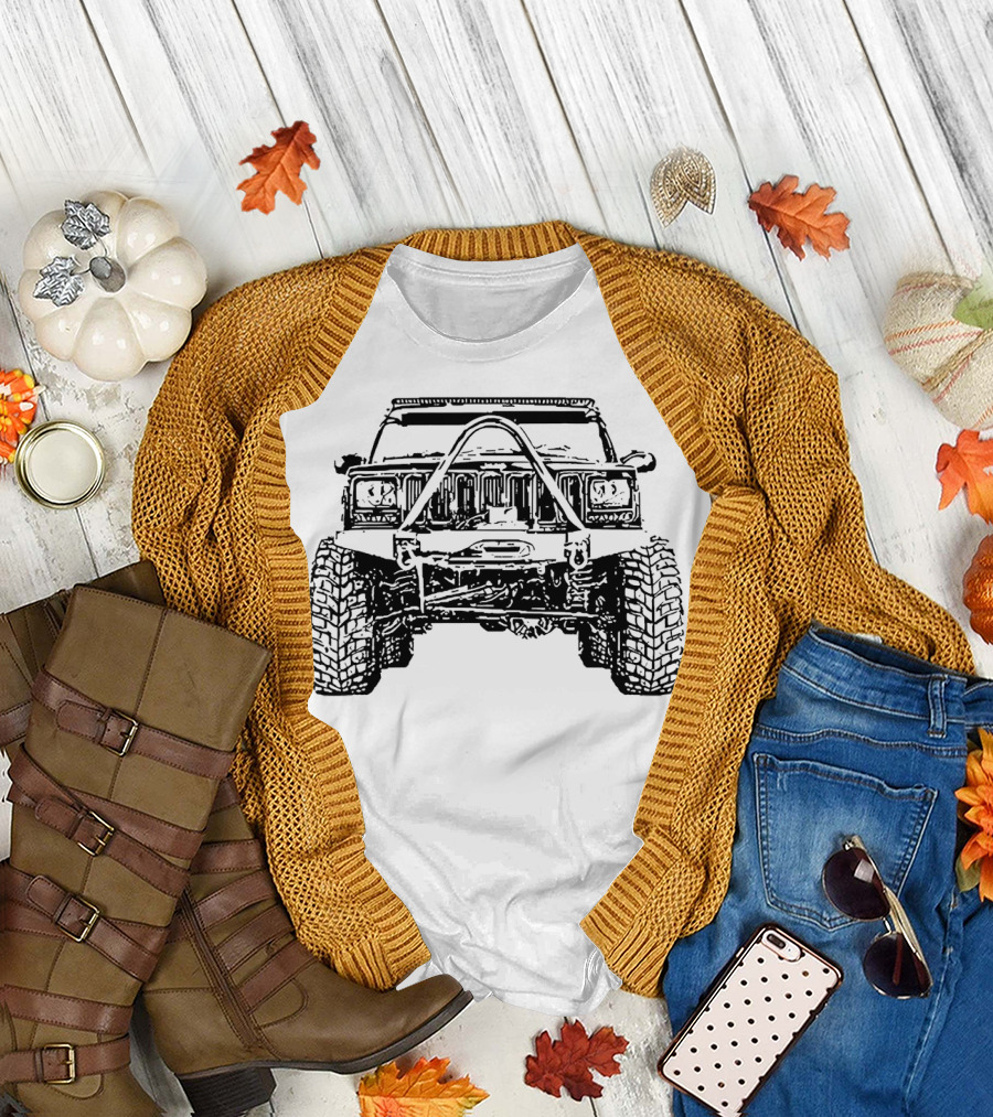 Cherokee XJ 2nd Gen Off Road Rally Dakar Jeep Adventure T-Shirt