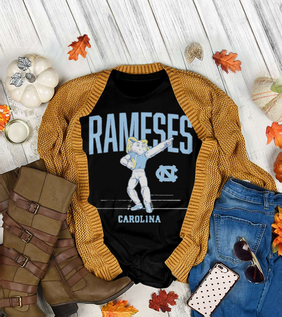 Rameses Carolina Tar Heels Football Mascot T-Shirt