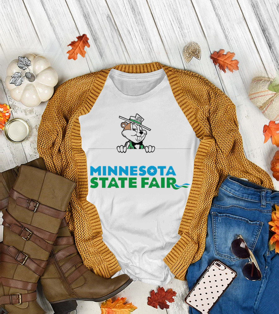 MINNESOTA STATE FAIR Gopher with Hat T-Shirt