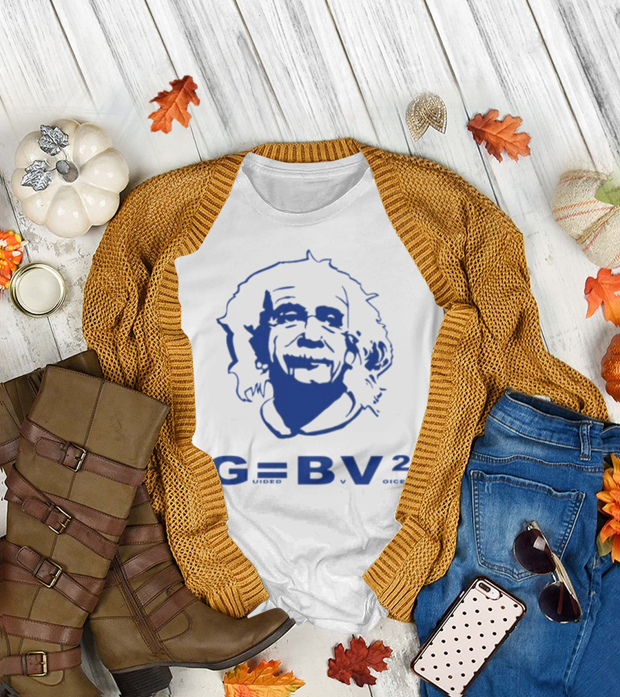 Guided by Voices Albert Einstein G=BV² Blue T-Shirt