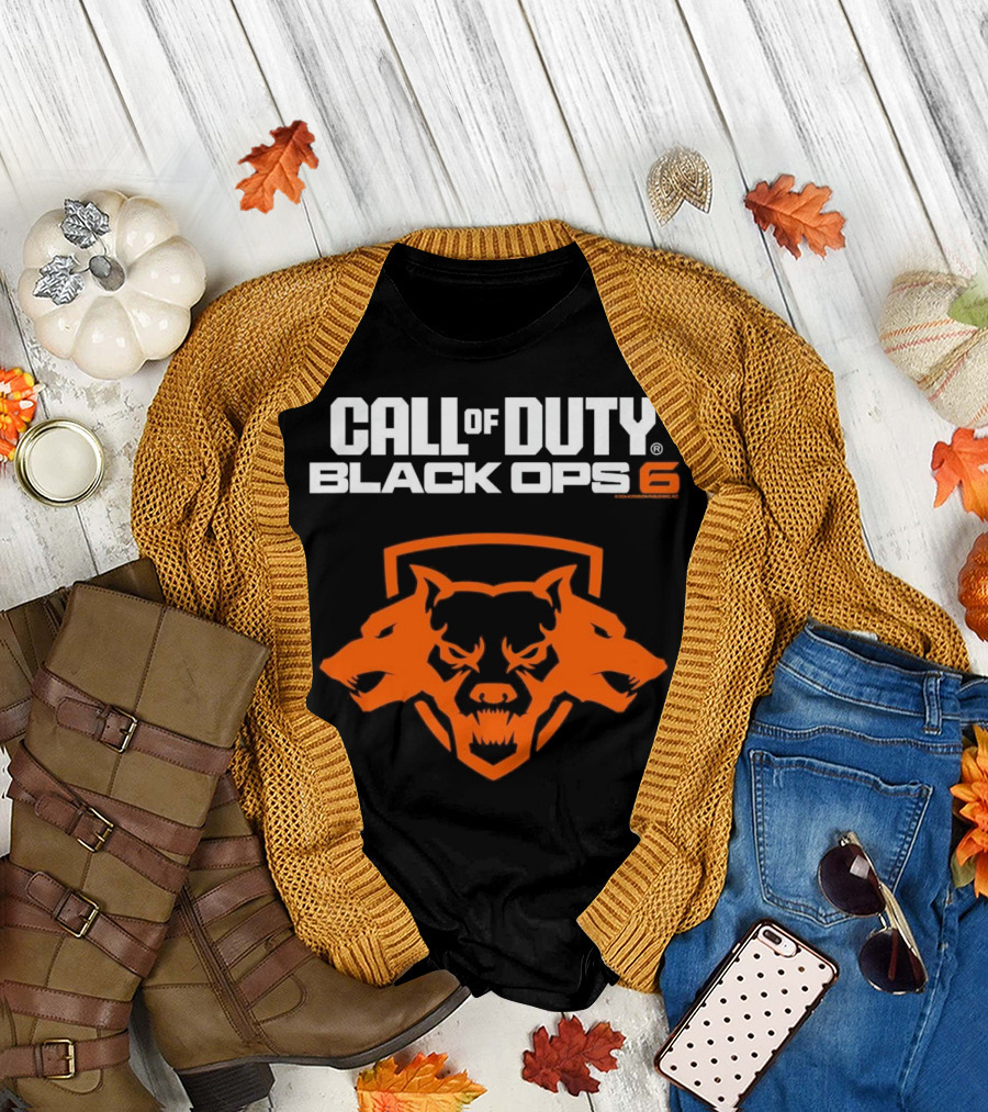 Ripple Junction Call of Duty Black Ops 6 Orange Cerberus T-Shirt