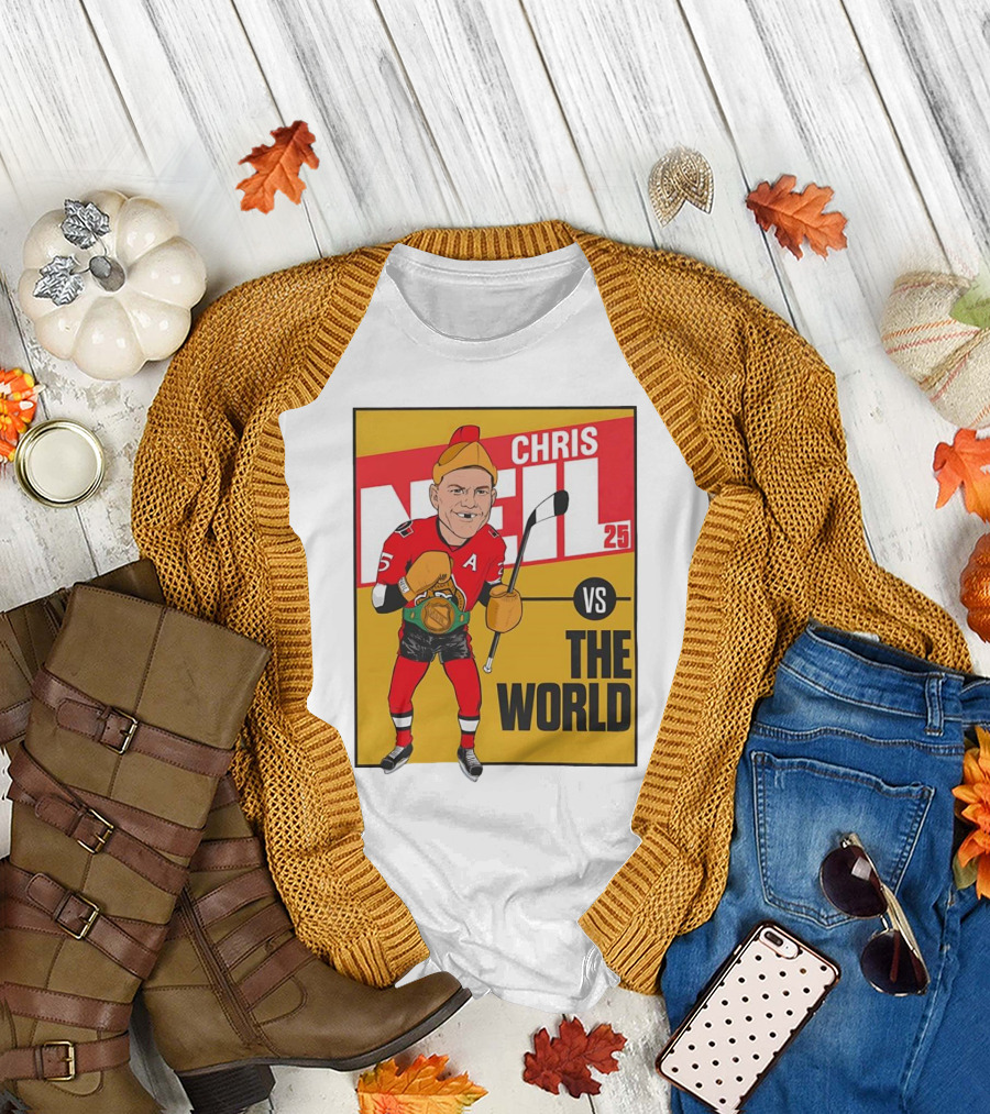 Chris Neil 25 Ottawa Senators VS The World T-Shirt