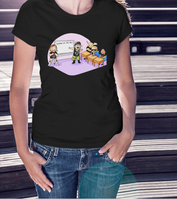 Word Of The Day Classroom With Professor Briscoe Vocab Lessons T-Shirt