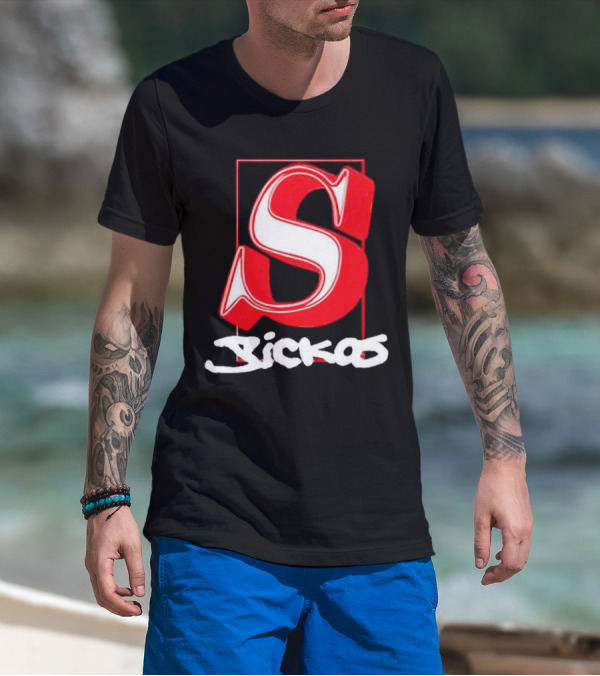 Sickos Serif Red S T-Shirt
