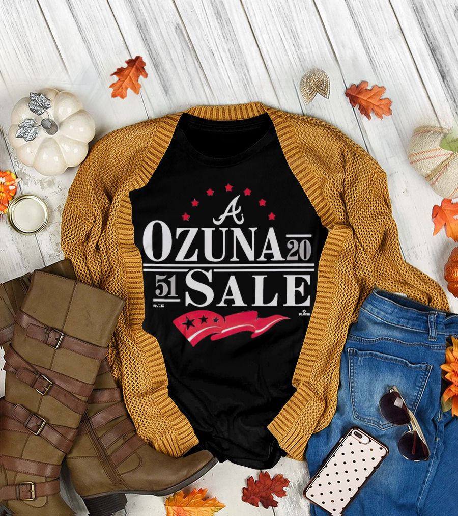 Atlanta Braves Ozuna 51 Sale T-Shirt