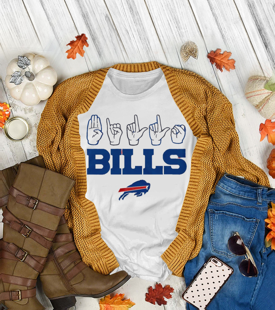 Love Bills ASL Buffalo Bills T-Shirt