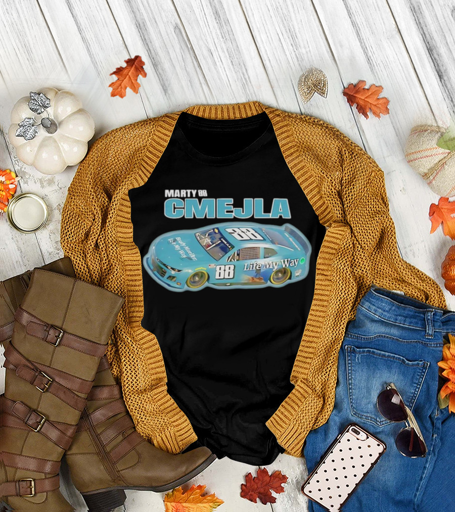 Marty Cmejla 88 Chevrolet Life My Way Racing Brady Mueller T-Shirt
