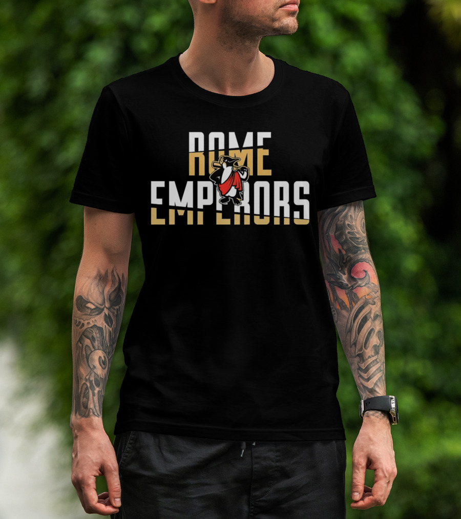 Rome Emperors Baseball Mascot T-Shirt