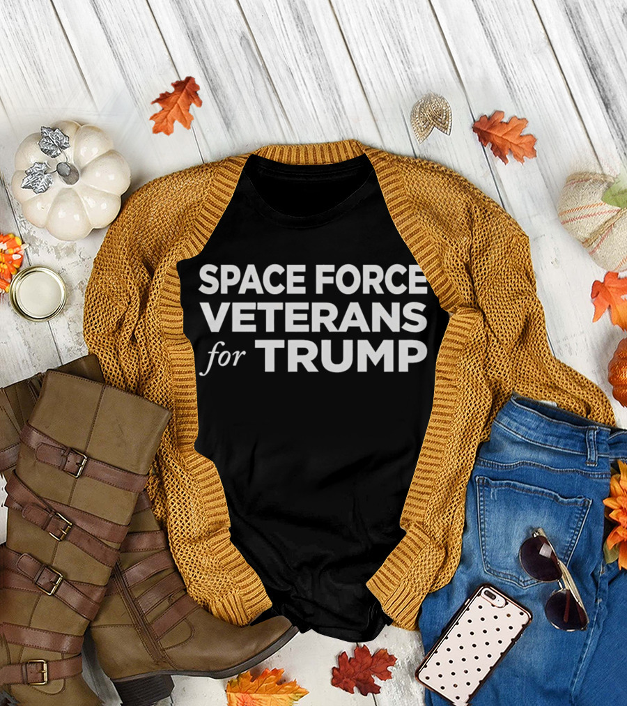 Space Force Veterans Supporting Trump Campaign Movement T-Shirt