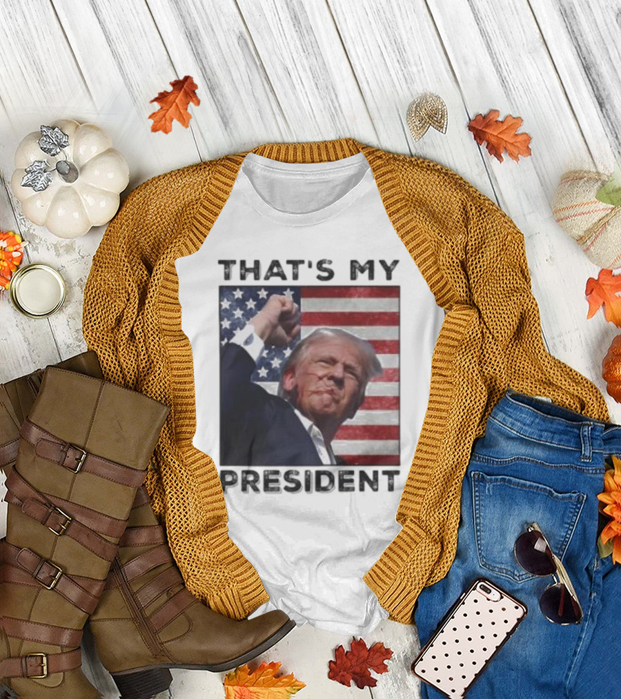 THAT'S MY PRESIDENT Trump Shot You Missed Twice T-Shirt