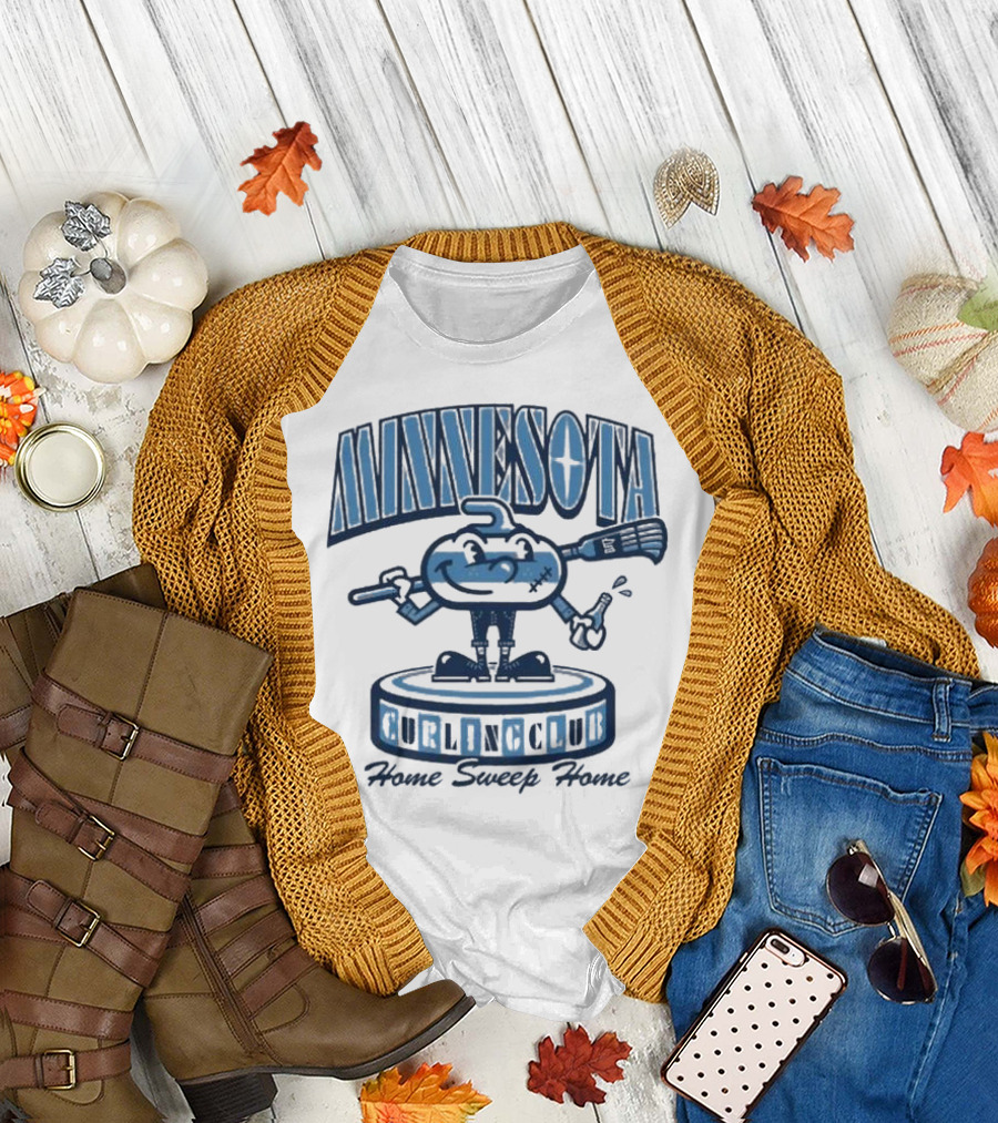 Minnesota Curling Club Home Sweep Home T-Shirt