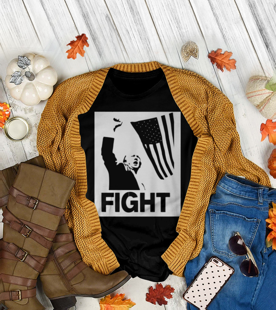 Trump Flag Fight Iconic T-Shirt