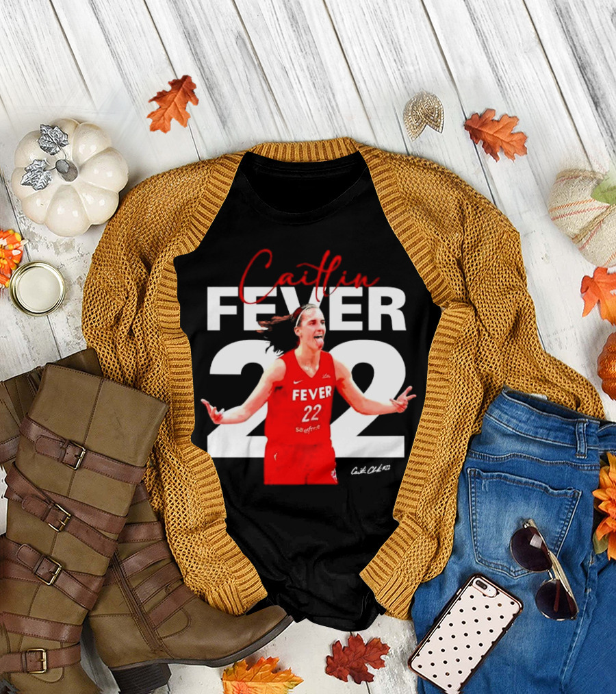 Caitlin Fever 22 Red Jersey SaeFere T-Shirt