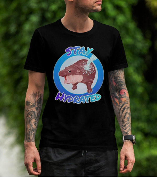 Stay Hydrated Baby Hippo Moo Deng T-Shirt