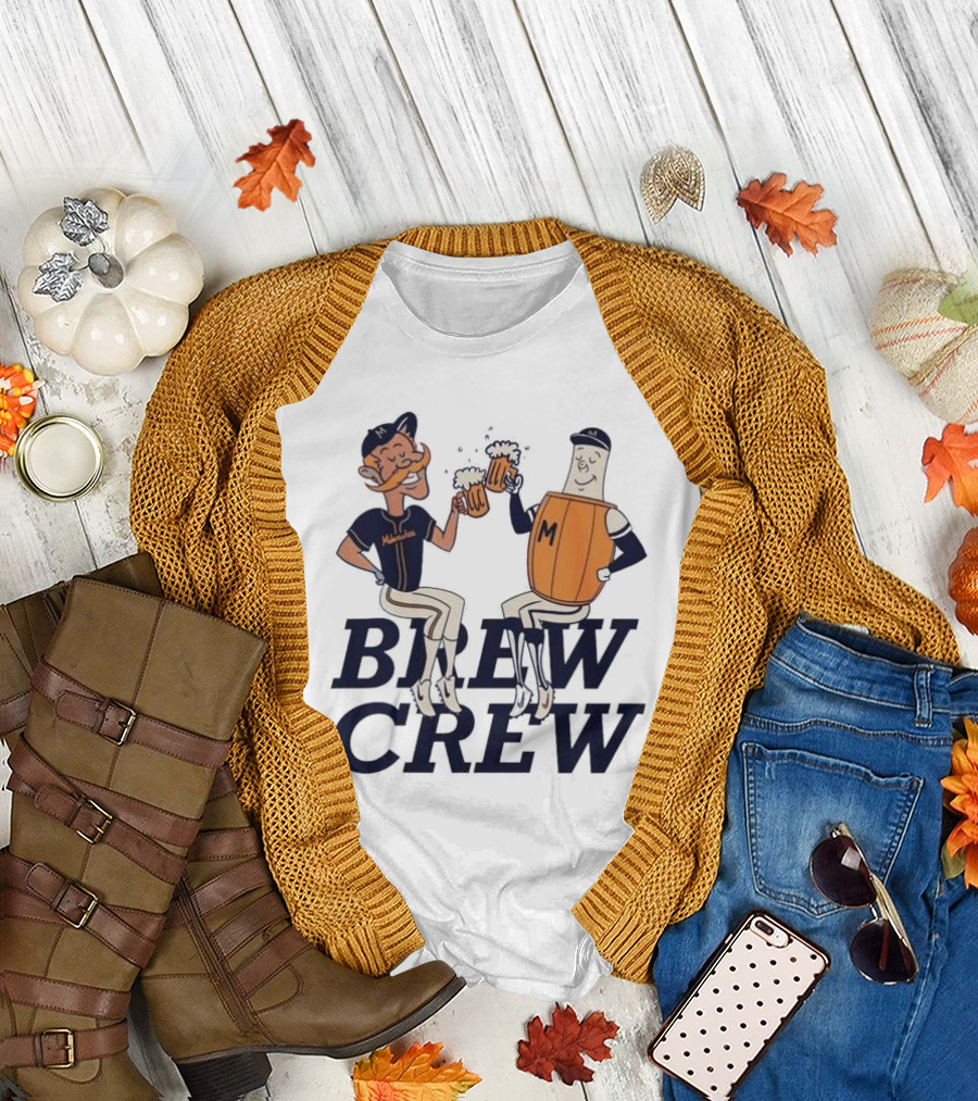 Milwaukee Brew Crew Drinking Mascots T-Shirt