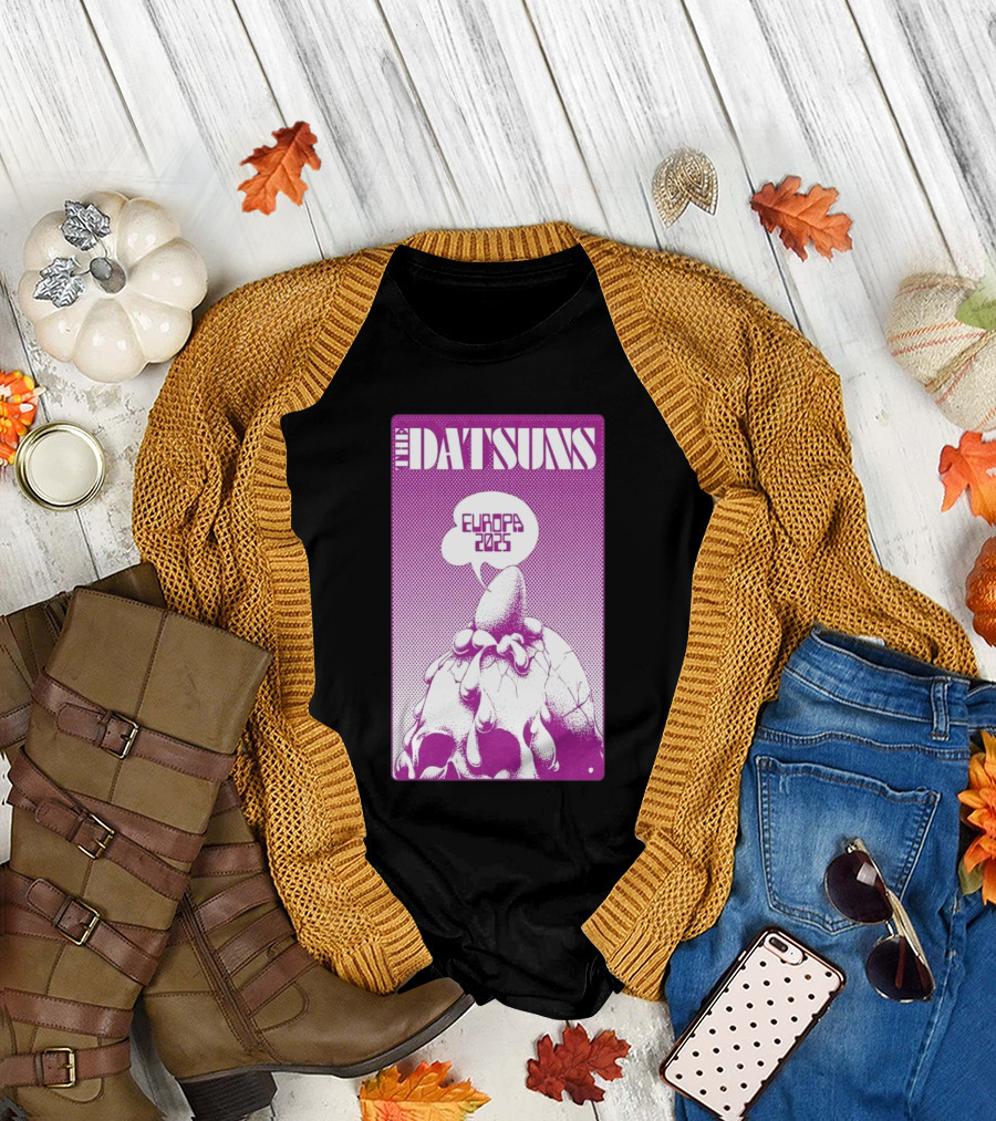 The Datsuns Europa 2025 Skull T-Shirt