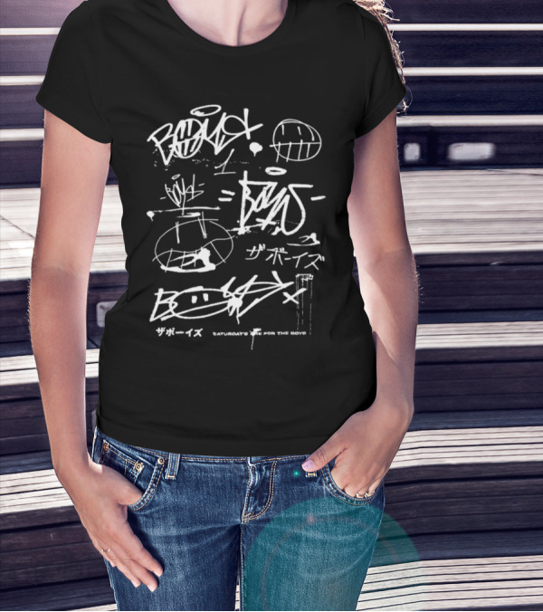 Boys Street Vandal Saturdays Are For The Boys Graffiti T-Shirt