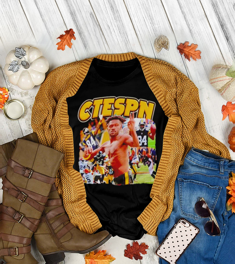CTESPN Antonio Brown Pittsburgh Steelers Collage Football Highlights T-Shirt