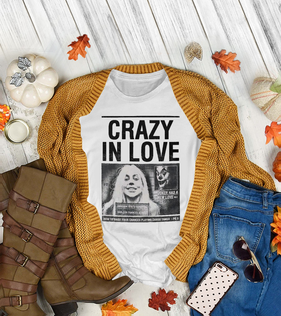 Crazy in Love Joker Has a New Love Arkham State Hospital T-Shirt