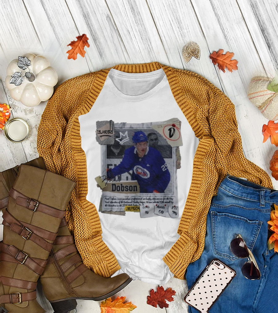 Noah Dobson New York Islanders 2023/24 Goals 10 Assists 60 PTS 70 T-Shirt