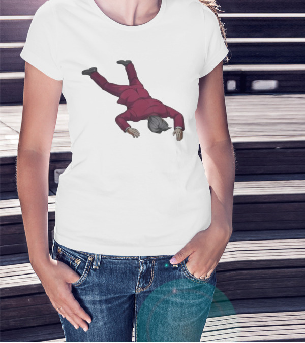 Ace Attorney Investigations Collection Miles Edgeworth Faceplant Pose T-Shirt