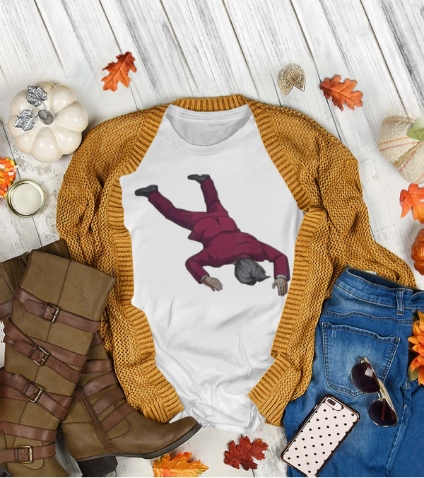 Ace Attorney Investigations Collection Miles Edgeworth Faceplant Pose T-Shirt