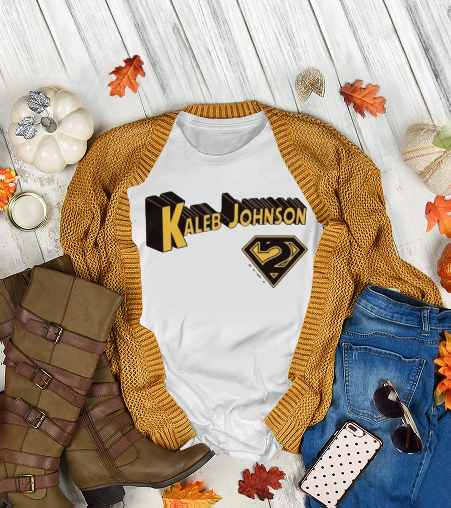 Kaleb Johnson Superman Style Logo Retro T-Shirt