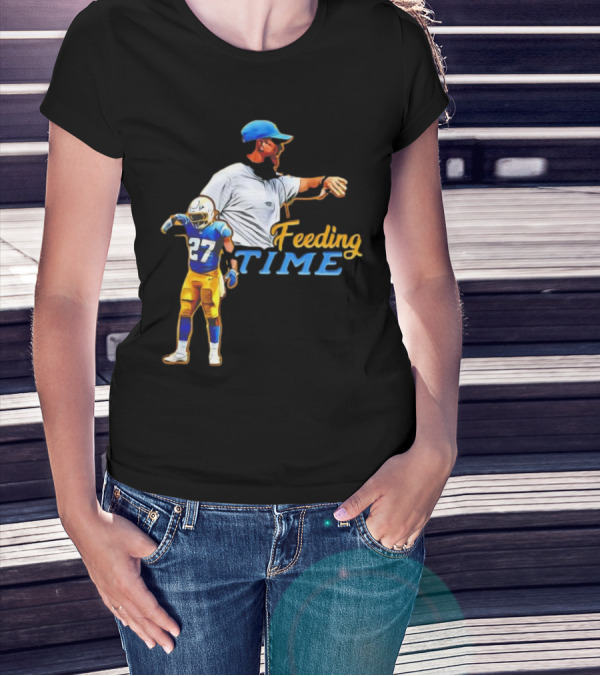 Feeding Time 27 Football Player T-Shirt
