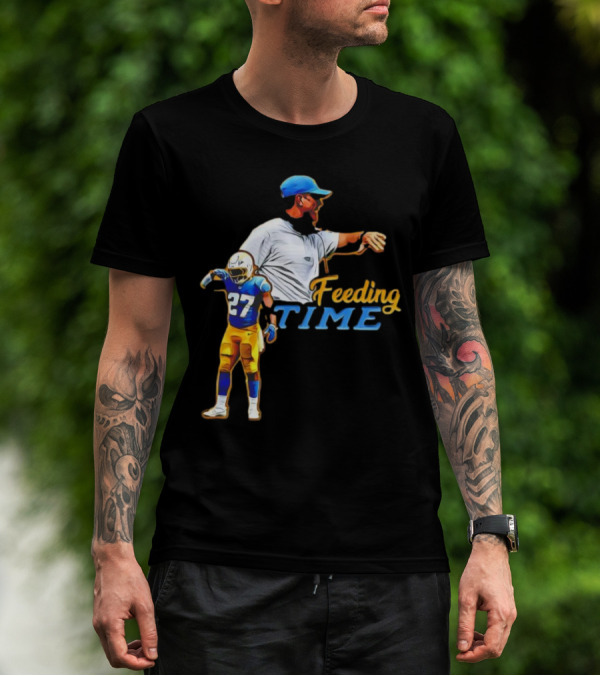 Feeding Time 27 Football Player T-Shirt
