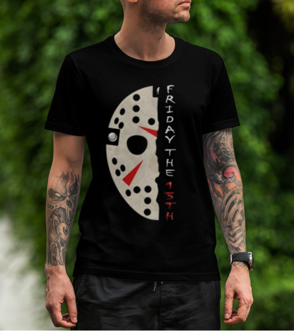 Jason Voorhees Mask Friday The 13th Vintage T-Shirt
