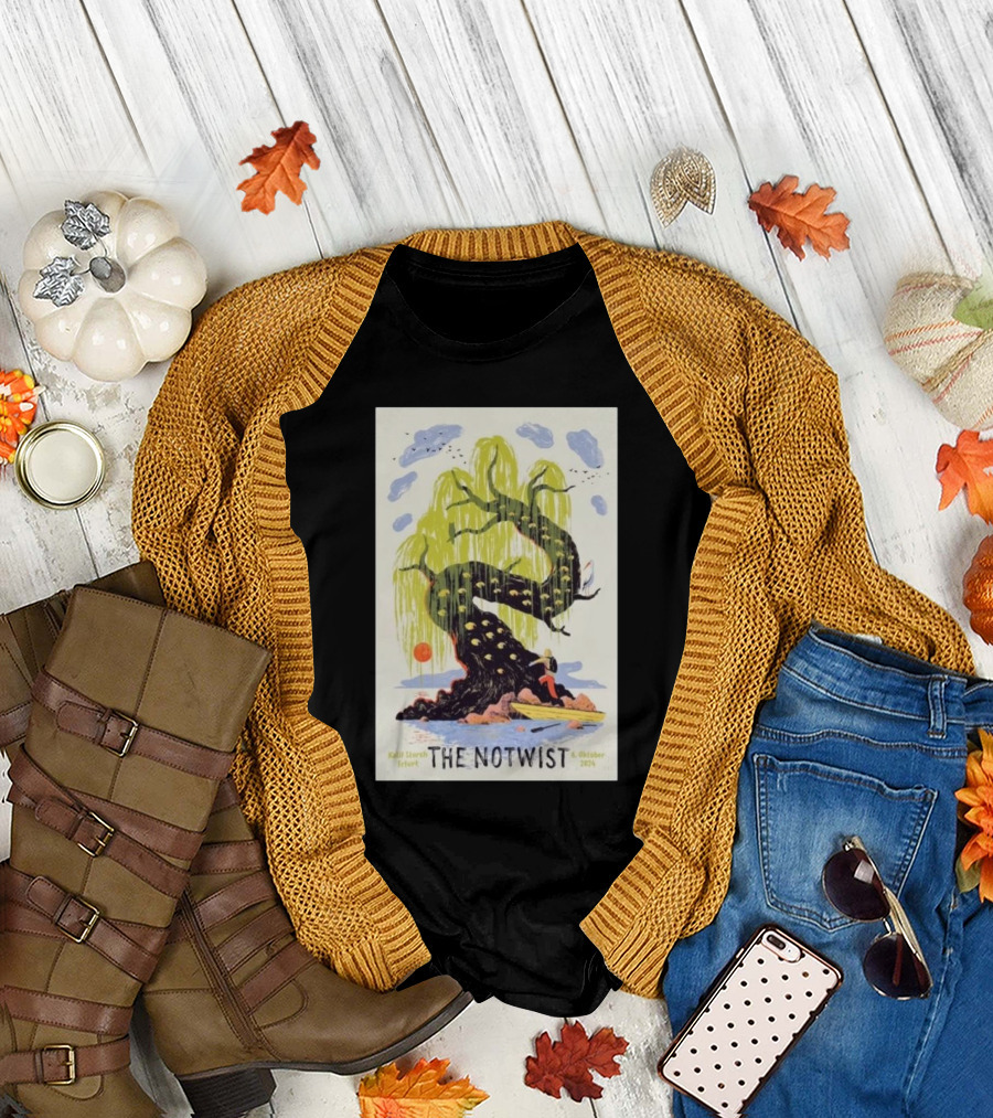 The Notwist Kalif Storch Erfurt Oktober 2024 Tour Willow Tree T-Shirt