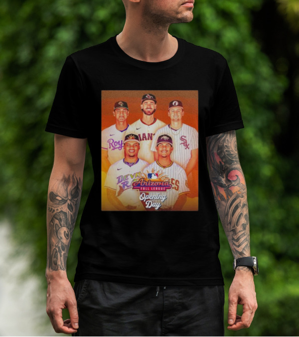 Arizona Fall League 2024 Opening Day MLB Players Royals Giants Sox Devils Rockies T-Shirt