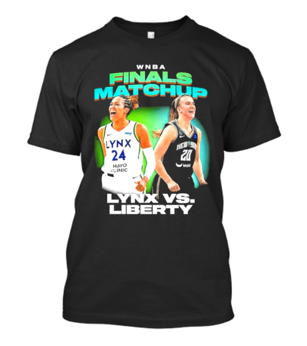 WNBA Finals Matchup Lynx Vs. Liberty Mayo Clinic New York Webull T-Shirt