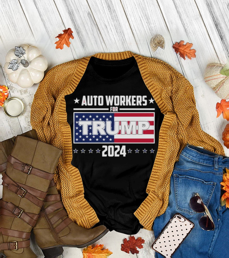 Auto Workers for Trump 2024 T-Shirt