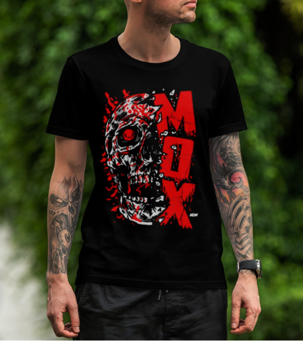 MOX Skull AEW Jon Moxley To The Bone T-Shirt