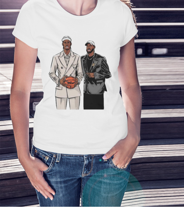 Alex And Olivier Sarr Brothers OKC Thunders Cartoon Wilson Basketball T-Shirt