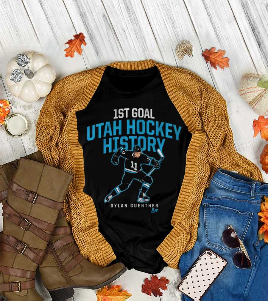 Dylan Guenther First Goal 1st Goal Utah Hockey History T-Shirt