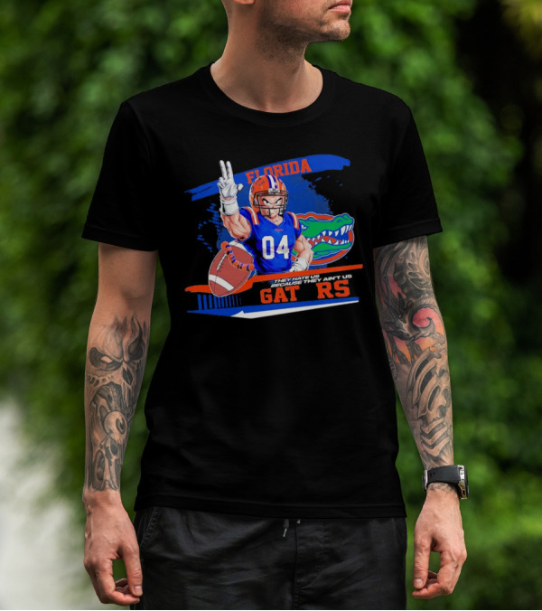 Florida Gators Goku 04 Football They Hate Us Because They Ain't Us T-Shirt